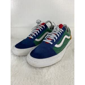 Vans Yacht Club Old Skool Men’s Sneakers Blue/Green/Yellow Size 9.5